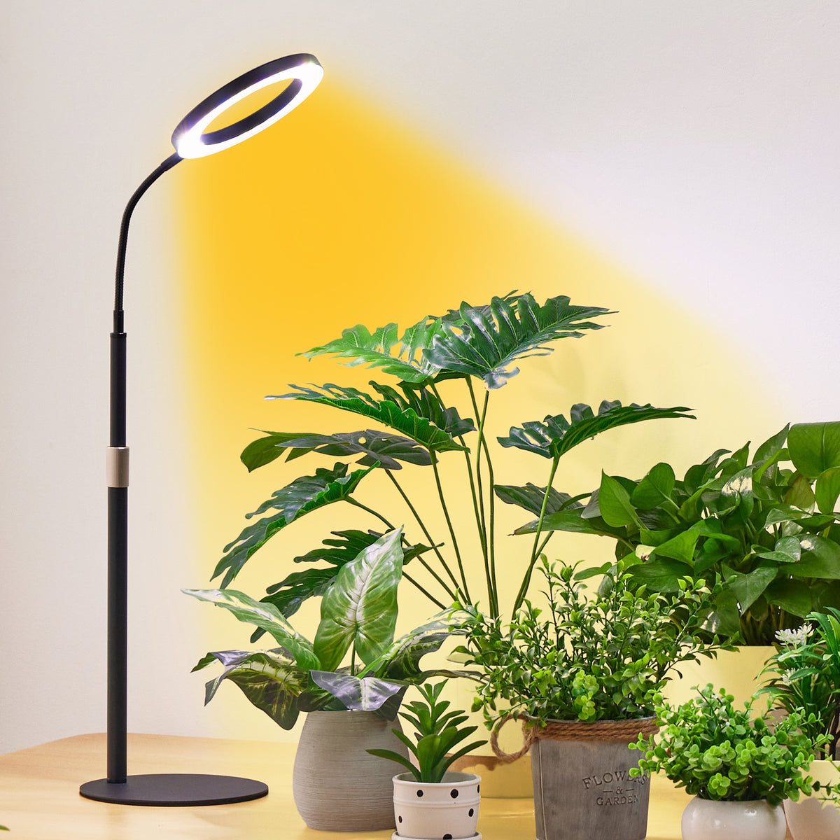 Desk Grow Light,Black Yadoker