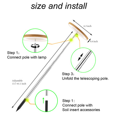 Bamboo Plant Grow Light Plus Version