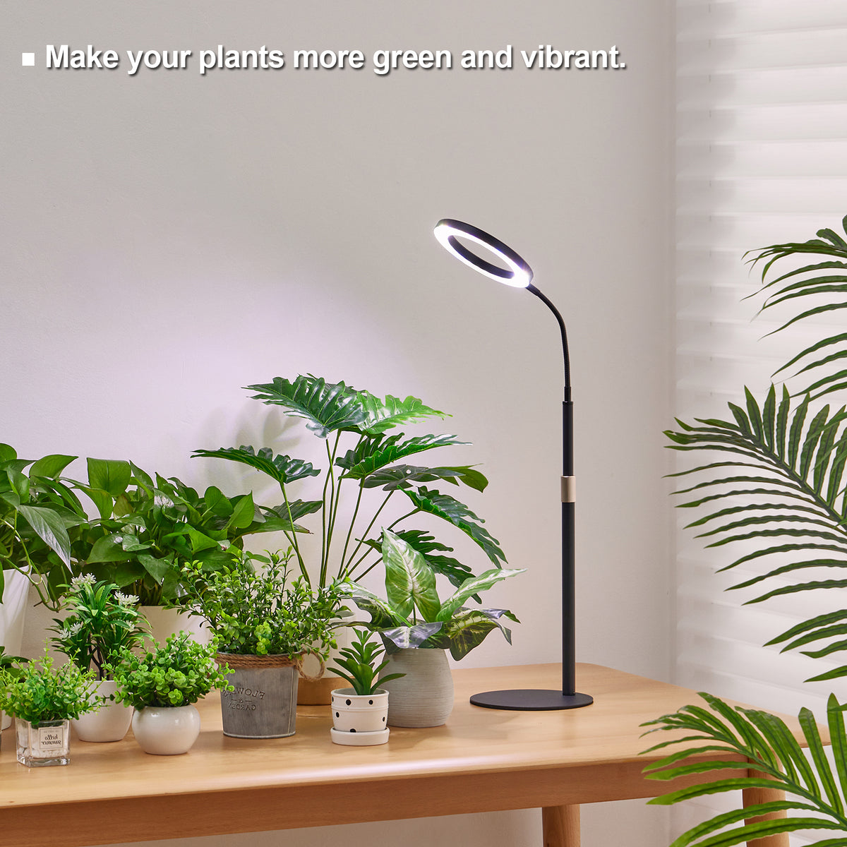 Desk Grow Light,Black Yadoker