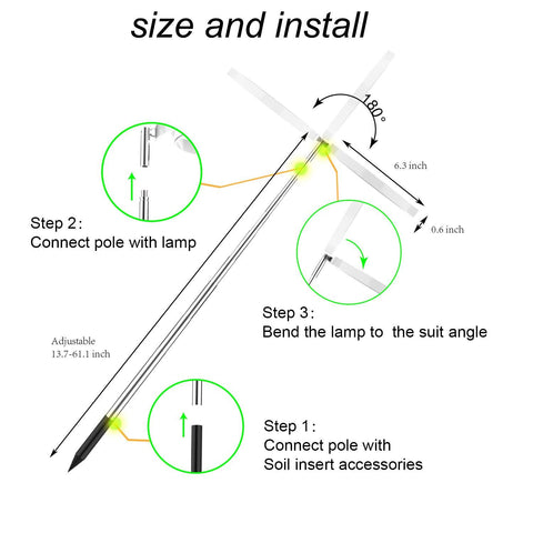 Basic White Plant Grow Light Plus Version - Yadoker