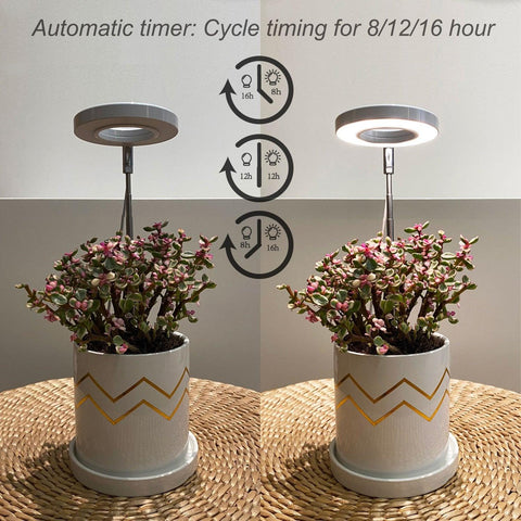 Basic White Plant Grow Light， 4pcs - Yadoker
